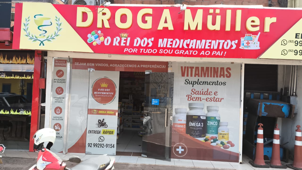 Fachada da unidade Droga Müller — Centro