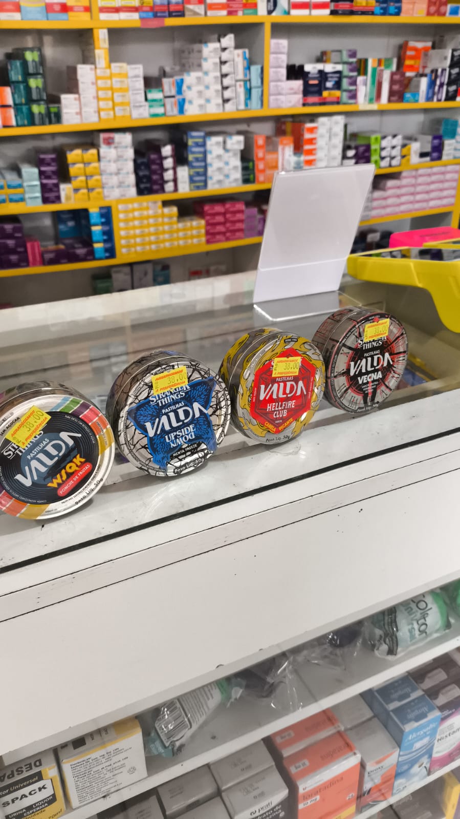 Pastilhas Valda sabores
